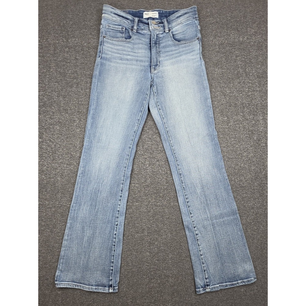 BKE Jeans Parker Universal Fit High Rise Boot Cut Stretch Size 28 x 31.5
